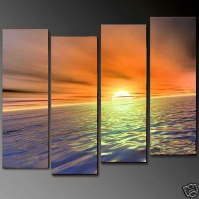 Dafen Oil Painting on canvas seascape painting -set677